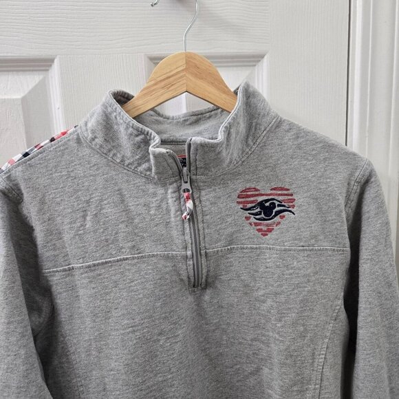 Disney Cruiseline 1/4 zip Sweatshirt Womens Size Large Gray‎ casual travel - Picture 8 of 14
